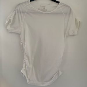 BeMaternity White Short-Sleeve T-Shirt